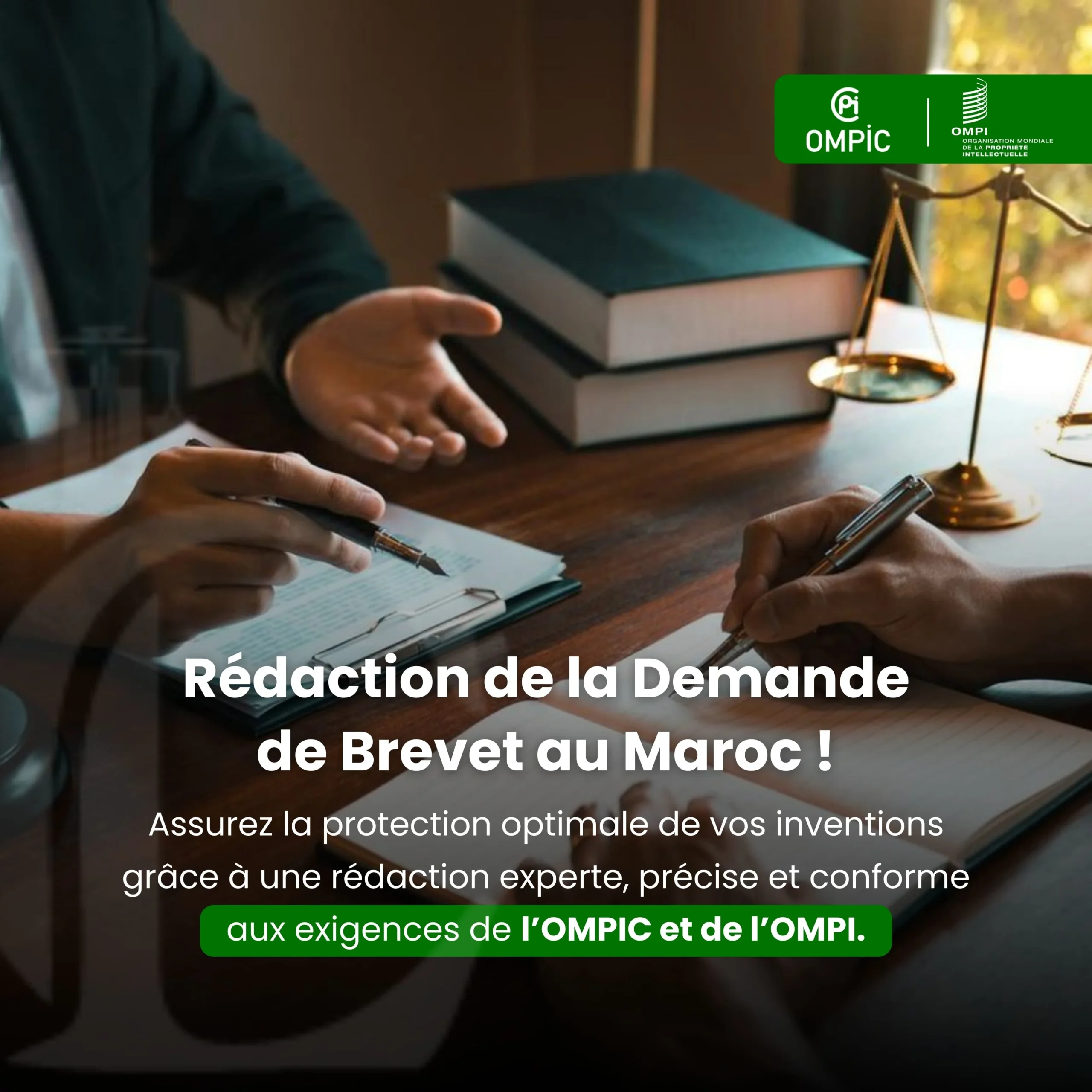 Patent application drafting in Morocco